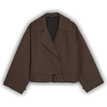 Buy Lemaire Oversized Blouson 'Dark Brown' - W 203 OW269