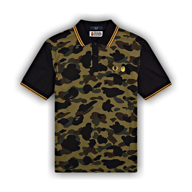 BAPE × FRED PERRY CAMOPOLO Lサイズ BAPE x Fred Perry Color Camo Polo Purple Men's - SS23 - GB