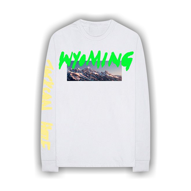 Buy Kanye West Wyoming Long-Sleeve T-Shirt 'White' - 2076