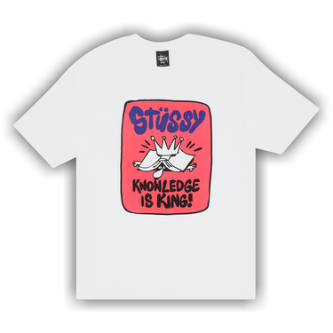 STUSSY トップス　knowledge is king‼︎ Vintage 90s Stussy Knowledge Is King Shirt - TokoPyramid