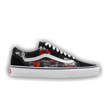 Size Vans Old Skool 'Packing Tape Black'