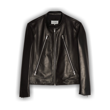 Maison margiela 5 zip leather jacket store