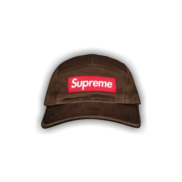 Buy Supreme Washed Chino Twill Camp Cap 'Brown' - FW21H90 BROWN | GOAT