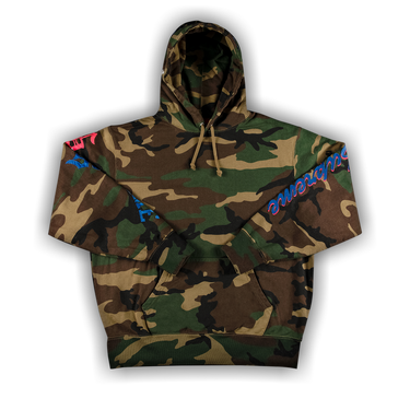 Buy Supreme Multi Logo Hooded Sweatshirt 'Woodland Camo