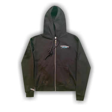 Buy Chrome Hearts St. Barth Exclusive Zip-Up Hoodie 'Black