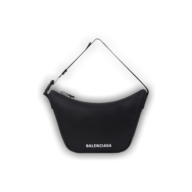 Buy Balenciaga Wheel Logo Beltpack 'Black/White' - 661926 H858X