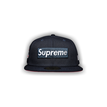Buy Supreme No Comp Box Logo New Era 'Navy' - FW21H67 NAVY