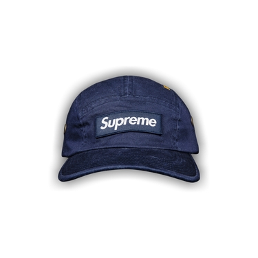 Buy Supreme Military Camp Cap 'Navy' - FW21H89 NAVY | GOAT DE