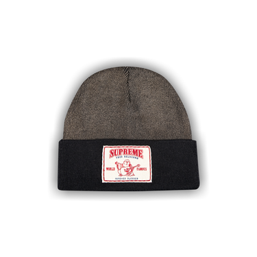 Supreme Bleached Rib Beanie Black - SS21 - US