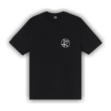 関税込★Stussy★Stussy USA T-Shirt Pigment Dyed Black Stussy Locations Pigment Dyed T-shirt Black Men's - SS24 - US