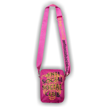 Anti Social Social Club Fracture Side Bag Pink