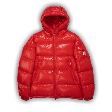 MONCLER bady ダウンジャケット　レッド Red Brendann Hooded Down Jacket - Down Jackets & Vests for
