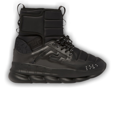 Versace chain reaction high top black hot sale