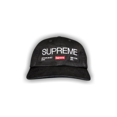 Buy Supreme Est. 1994 6-Panel 'Black' - FW21H131 BLACK | GOAT