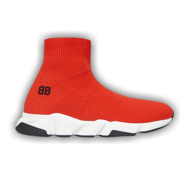 Balenciaga Kids Speed Knit Sneakers in Red Polyamide Nylon ref.1014498 -  Joli Closet
