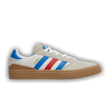 adidas gazelle silver green womens adidas SKATEBOARDING BUSENITZ SHOES // CLOUD WHITE/BLUE BIRD/GOLD METALLIC.  – Collateral main image 0
