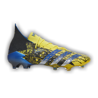 アディダス MARVEL PREDATOR FREAK .1 FG 28.5 Yellow, Blue, Black FG Soccer Cleats - Predator Freak.1