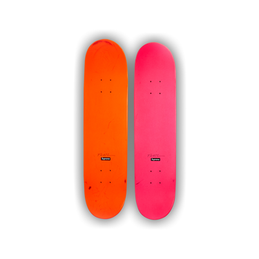 Buy Supreme x Nate Lowman Skate Decks (Set of 2) 'Multi