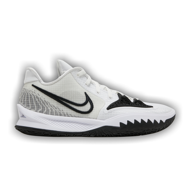 Kyrie 4 low white and black hot sale