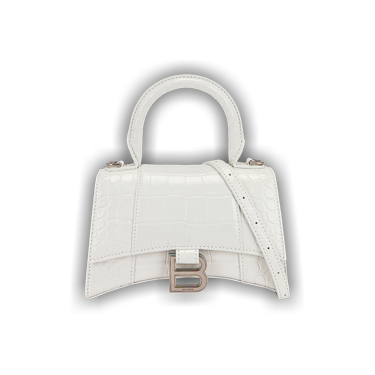 Balenciaga Hourglass XS Top Handle Bag 'White' | GOAT