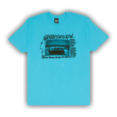 Buy Stussy Beach Crew Tee 'Teal' - 1902745 TEAL | GOAT