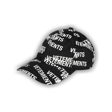 Buy Vetements Stamped Logo Cap 'Black' - UA52CA950B BLAC | GOAT
