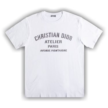Buy Dior CD Atelier T-Shirt 'White' - 043J615A0589 C089 | GOAT