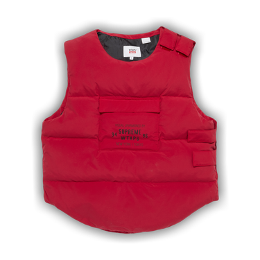 Buy Supreme x WTAPS Tactical Down Vest 'Red' - FW21J111 RED 