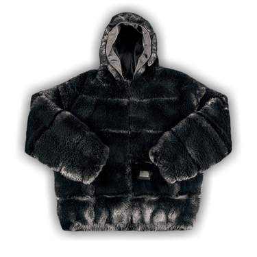 ジャケット・アウター Supreme Faux Fur Hooded Jacket Black Supreme_WTAPS_Faux_Fur_Hooded_
