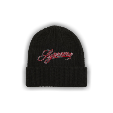 Buy Supreme Script Logo Beanie 'Black' - FW21BN37 BLACK | GOAT