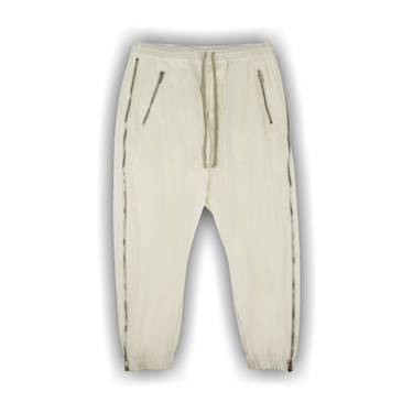 Buy Rick Owens Side Zipper Track Pants 'White' - RU20S7378 BA 110