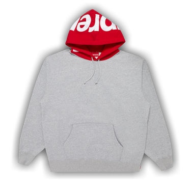Buy Supreme Contrast Hooded Sweatshirt 'Heather Grey' - FW21SW15