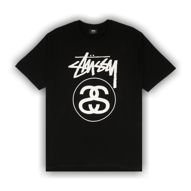 Buy Stussy Stock Link Tee 'Black' - 1903917 BLAC | GOAT