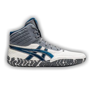 Buy Asics Aggressor 'White Mako Blue' 1081A001 103 GOAT - Main Image