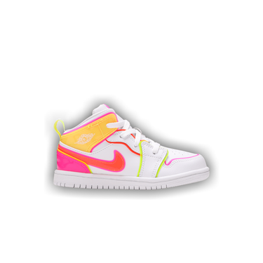 Neon Air Jordan Mid Edge Glow Womens Giày Nike Air Jordan Mid SE