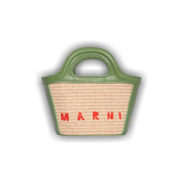 MARNI｜TOTEBAGS (TROPICALIA MICRO (BMMP0067Q0 P3860 00N9 Marni Tropicalia Micro Shoulder Bag in Beige | LN-CC