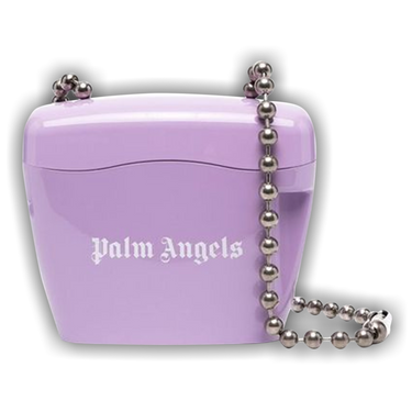 Buy Palm Angels Mini Padlock Bag Lilac White PWNQ002C99PLA0013601 GOAT