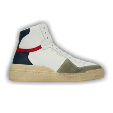 SAINT LAURENT SL24 ミットトッフ スニカ 66943012N60 9098 Buy Saint Laurent SL-24 Mid 'Off White' - 669430 12N60 9098