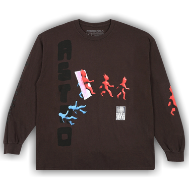 Buy Cactus Jack by Travis Scott Otherside Long-Sleeve 'Brown
