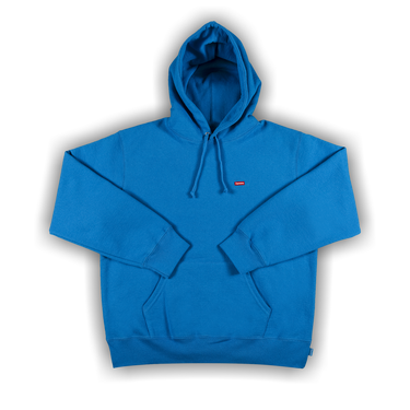 Buy Supreme Small Box Hooded Sweatshirt 'Bright Blue' - SS22SW48