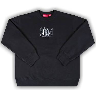 SUPERSUB ♥ Swayver Check Shirt Jumper /追跡付 Y Wappen Oversize Crewneck Sweat - Black – LÝFT
