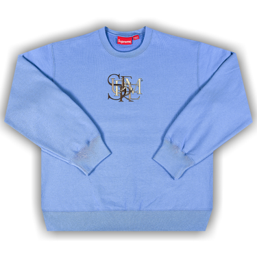 Buy Supreme Overlap Crewneck 'Light Blue' - SS22SW6 LIGHT
