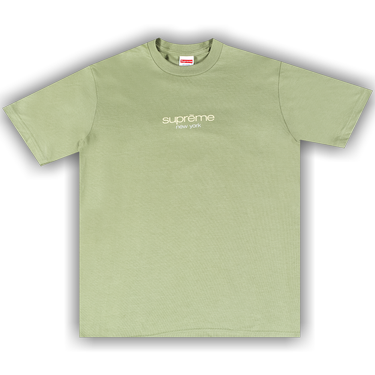大好評supreme Classic Logo Tee Light Olive Tシャツ/カットソー(半袖/袖なし)