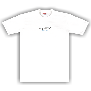 Buy Supreme Classic Logo Tee 'White' - SS22T52 WHITE | GOAT