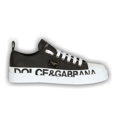 Buy Dolce & Gabbana Wmns Portofino 'Logo Print - Black White