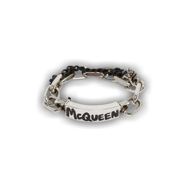 稀少 (アレキサンダーマックイーン) Graffiti Bracelet Buy Alexander McQueen Graffiti Bracelet 'Antique Silver