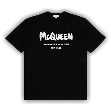 ★alexander mcqueen★ Graffiti Short Sleeve T-Shirt Black 79 MUSINSA | ALEXANDER McQUEEN Graffiti Short Sleeve T-Shirt