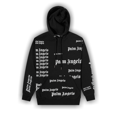 トップス Palm Angels 20SS FRONT OVER LOGO HOODIE Palm Angels Over The Head Logo Hooded Sweatshirt Black | eBay