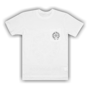 ★人気★【Chrome Hearts】★Horseshoe Logo Pocket T-Shir.t★ CHROME HEARTS HORSESHOE LOGO POCKET TEE MADE IN USA SIZE S