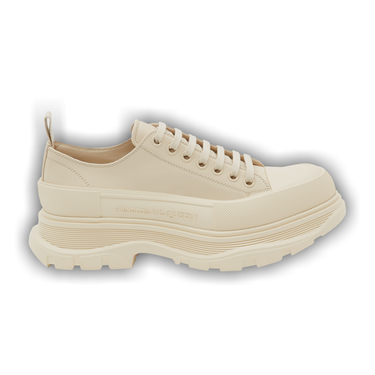 【送料&関税込】Alexander McQueen Embroidered Regular Plain Alexander McQueen Men's Oversized Platform Sneakers 9 US